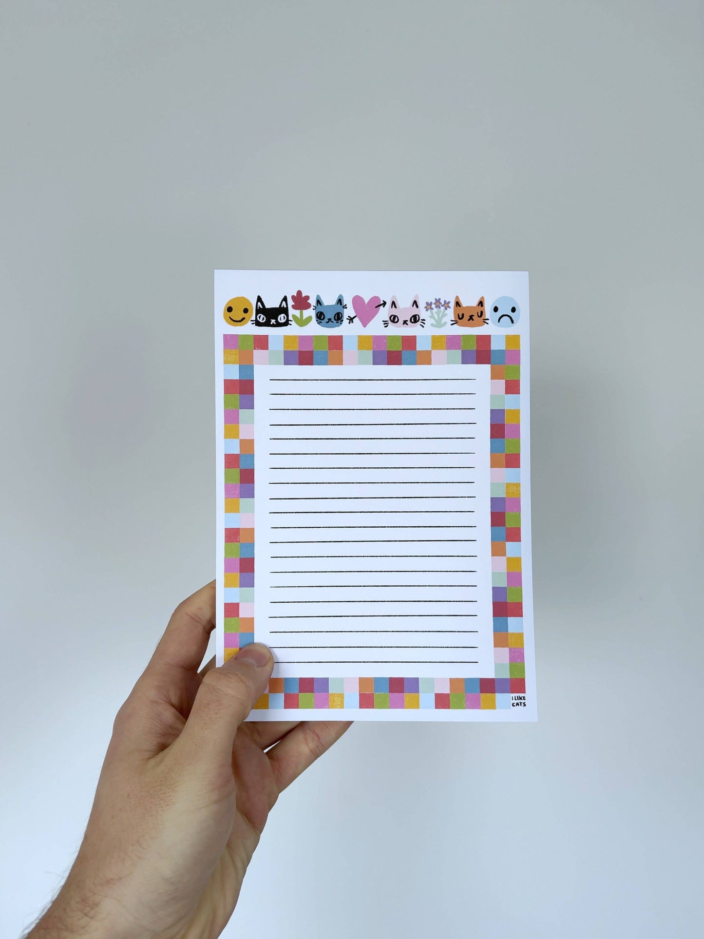 I Like Cats | A5 Notepad | Cat Header