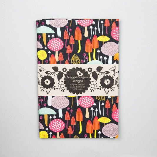 Maggie Magoo | Tea towel | Toadstool & Mushroom
