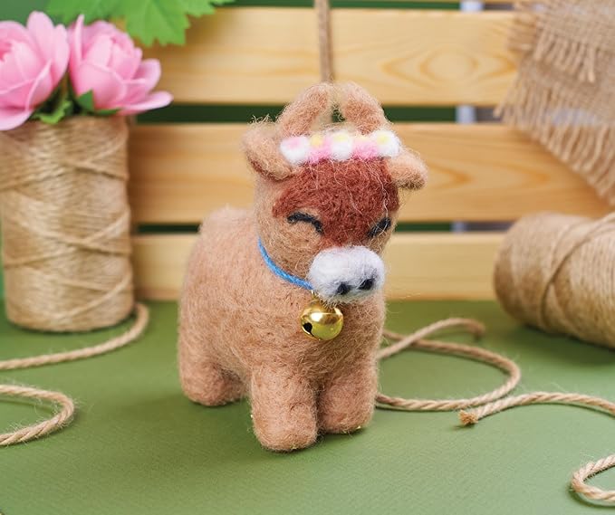 Simply Make | Needle Felting | Highland Cow
