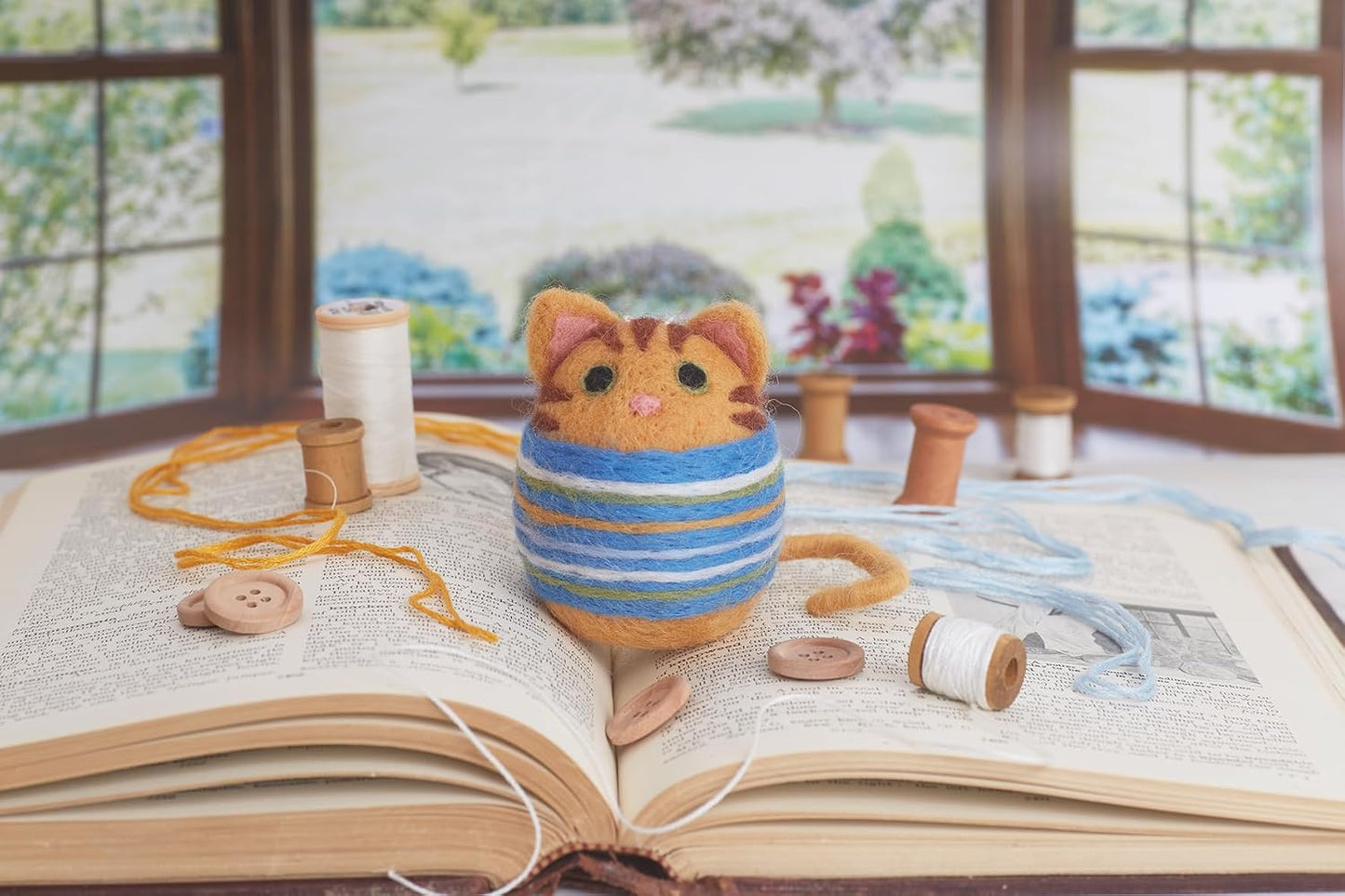 Simply Make | Needle Felting | Cat in Yarn
