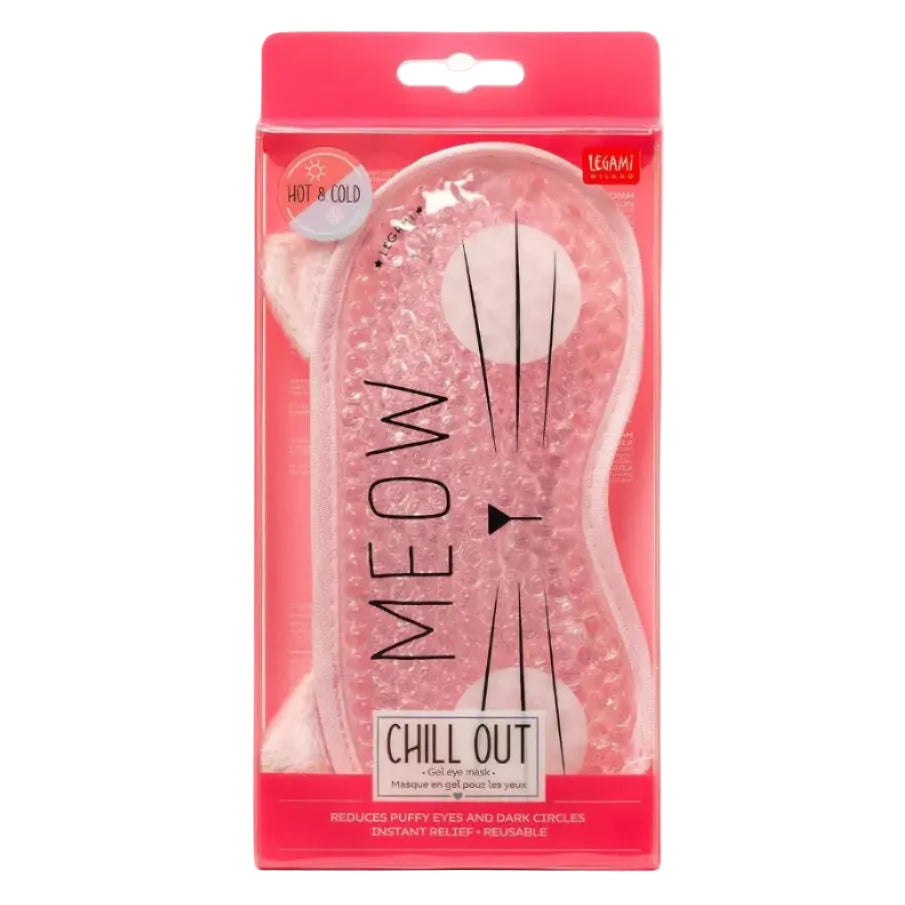 Legami | Chill Out Gel Eye Mask | Meow
