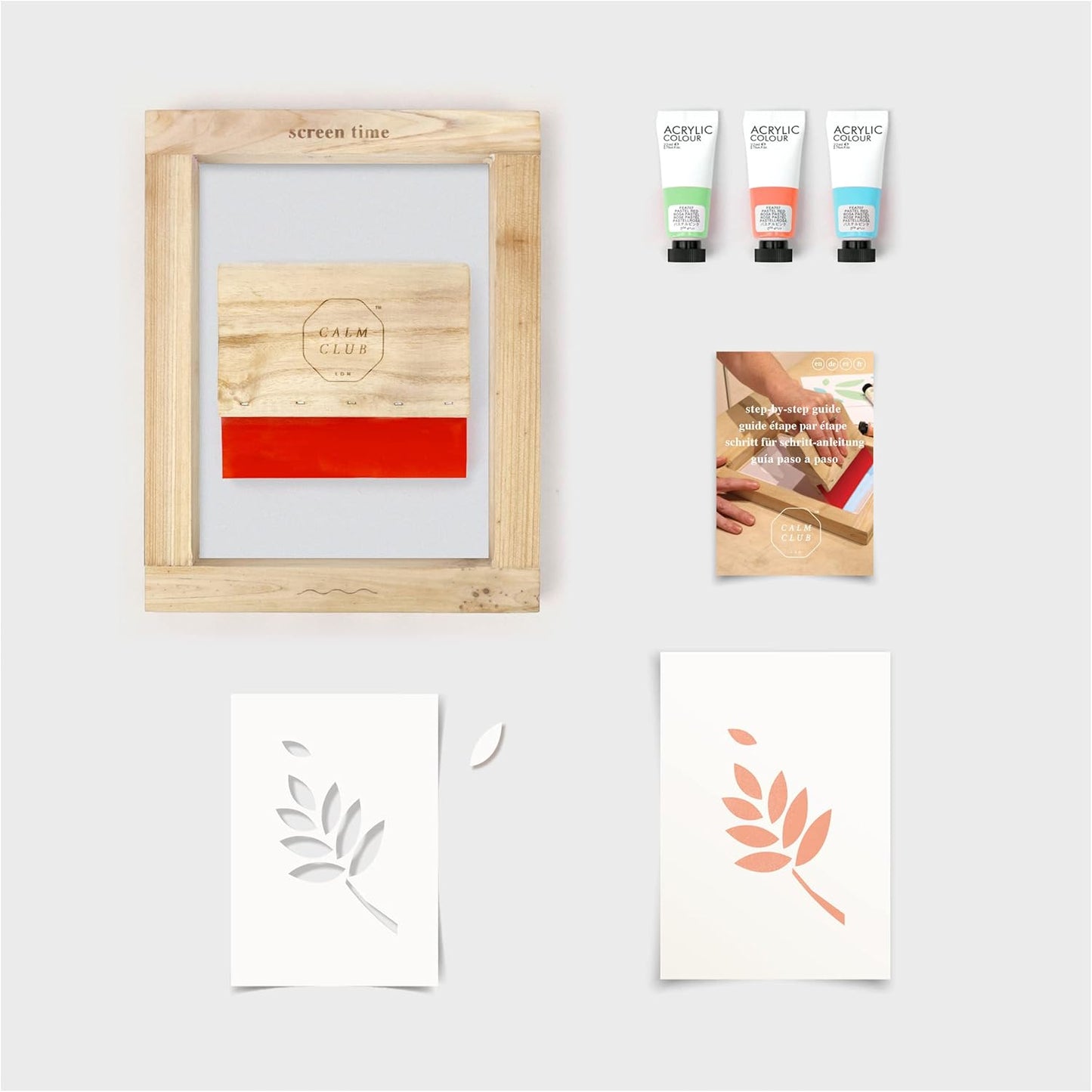 Calm Club | Screen Time Easy Screen Printing Kit