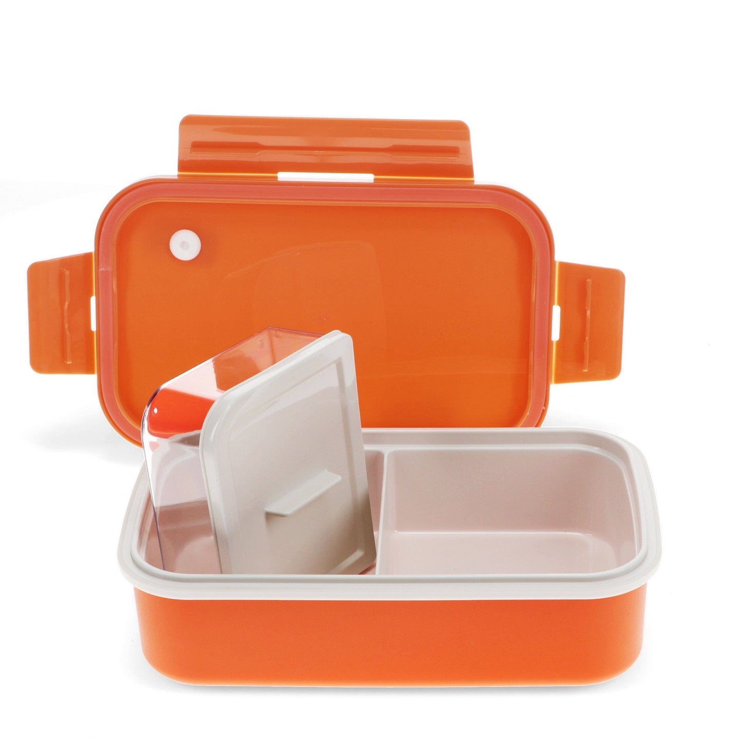 Rex | Double Wall Lunch Box With Divider | Orange