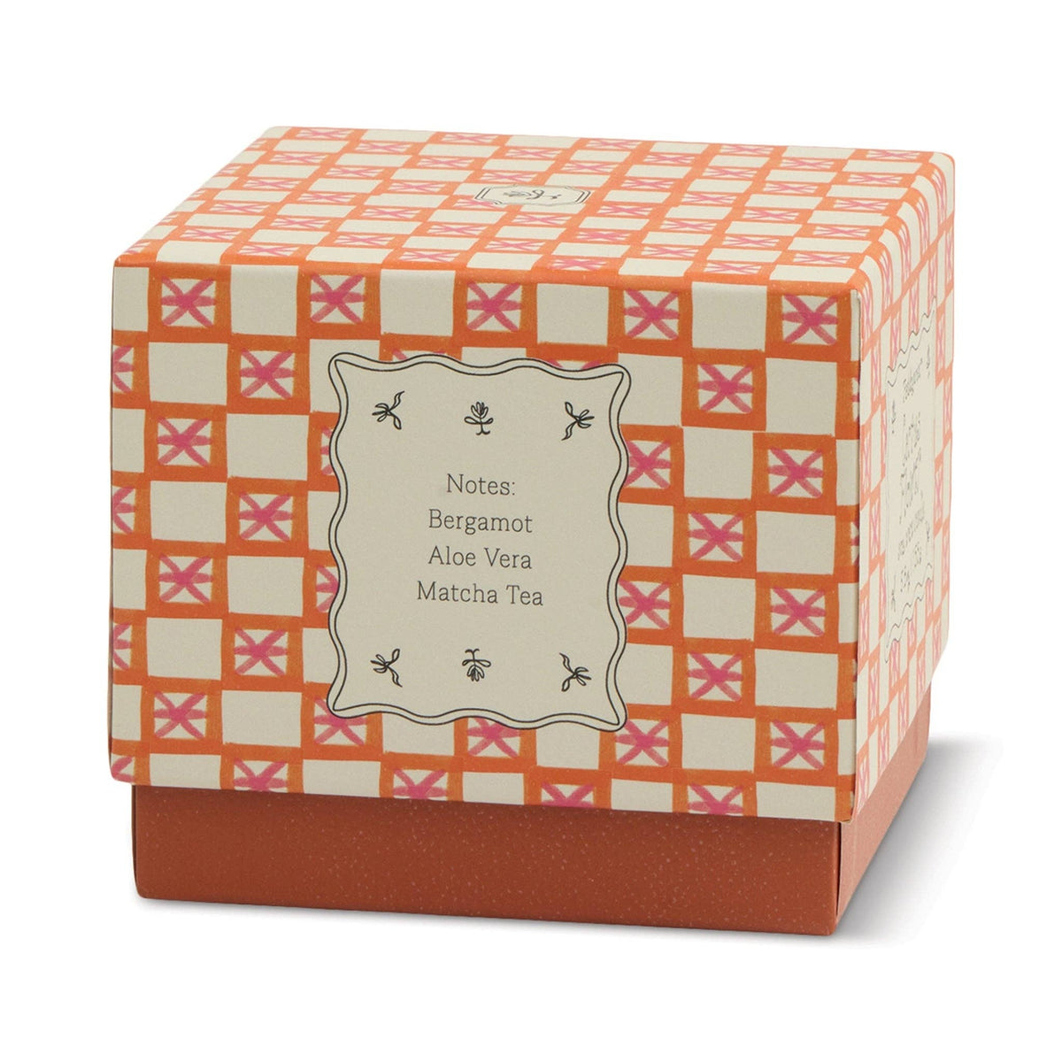 Paddywax | Tulip Pink & Orange Glass Candle | Cactus Flower
