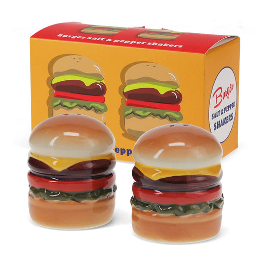 Rex | Ceramic salt and pepper shakers | Burgers