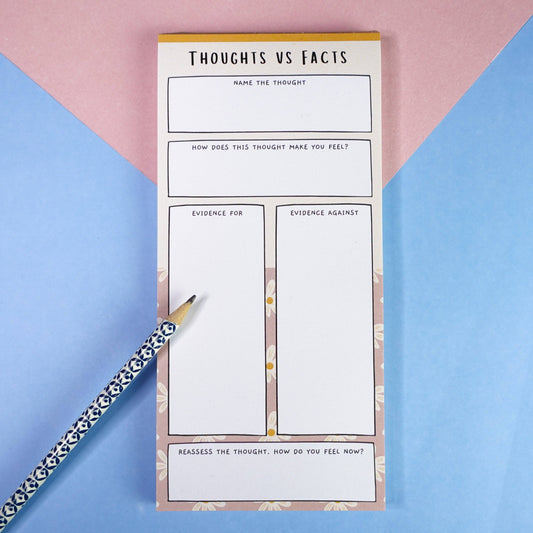 Sunshine Lane | Challenge Negative Thoughts Notepad