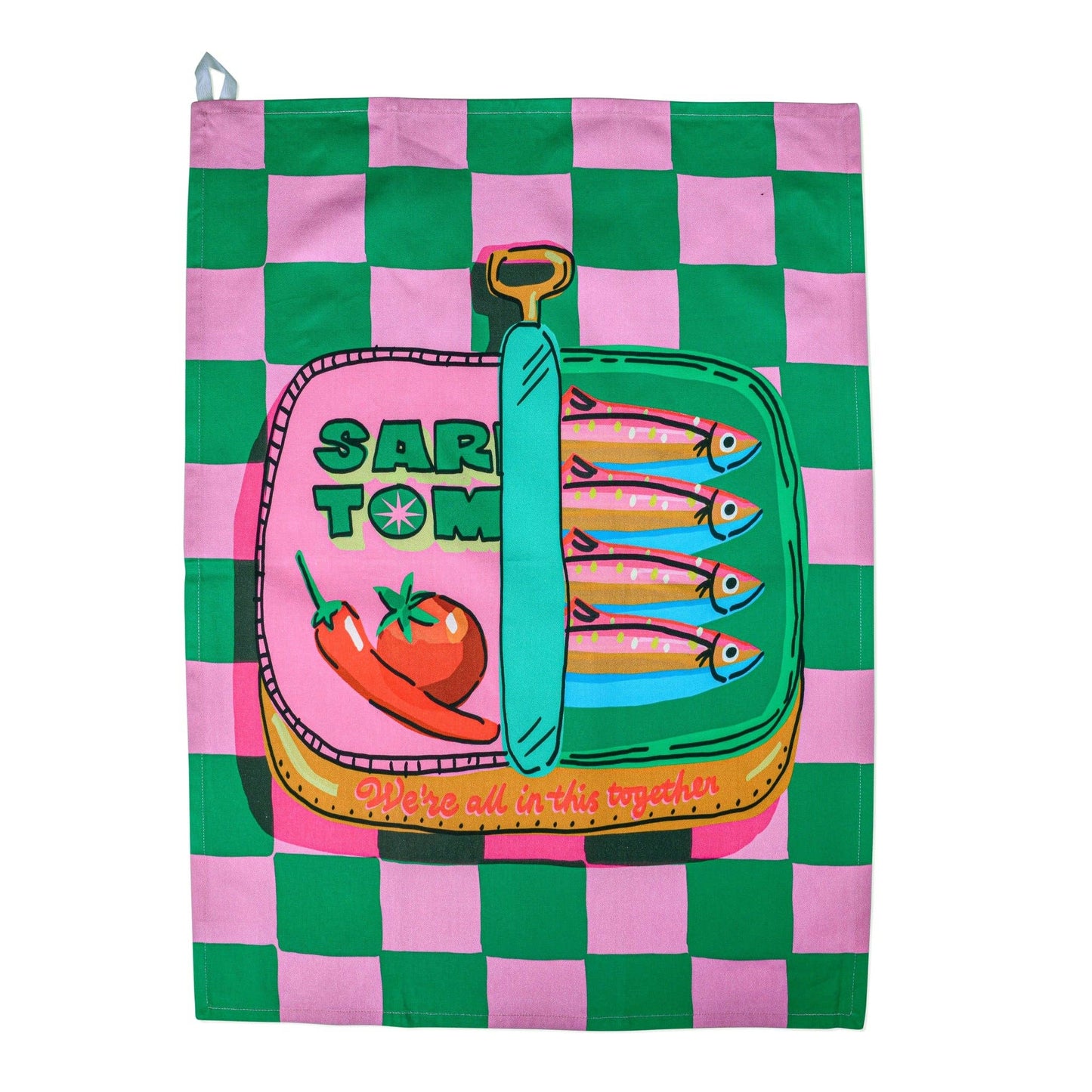Designworks Collective | Hijinx Tea Towel | Sardines