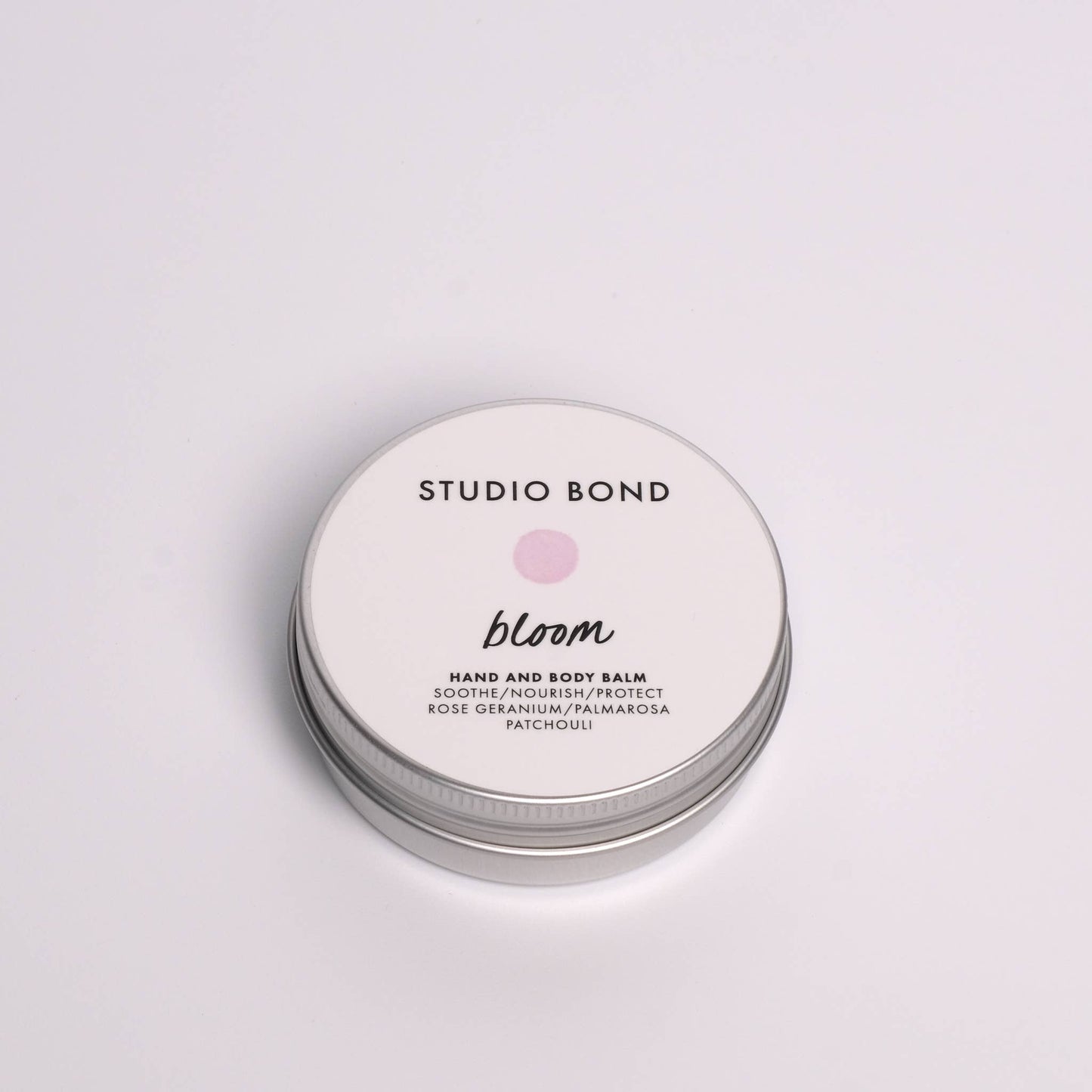 Studio Bond | Hand and Body Balm| Bloom - Rose Geranium + Patchouli