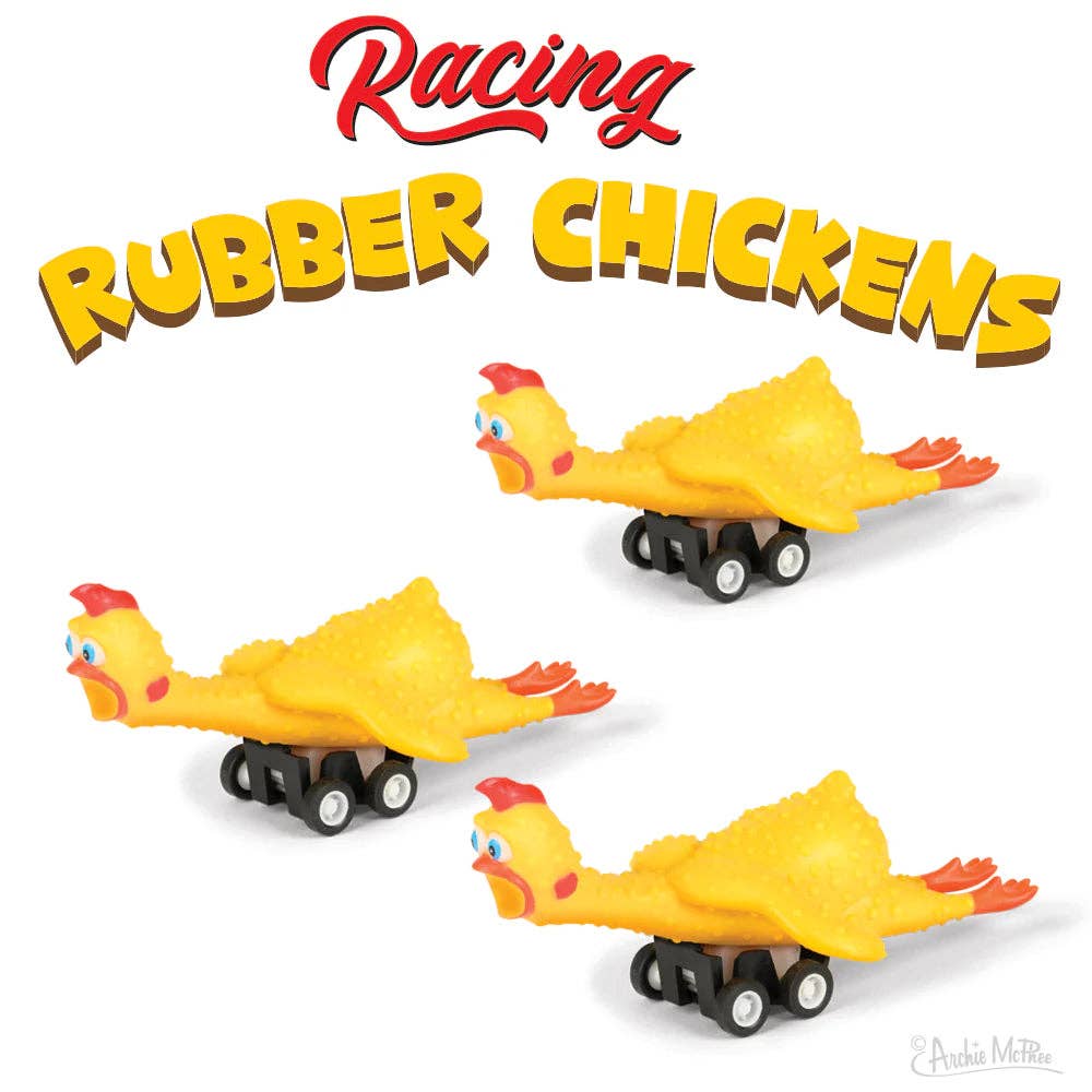 Archie McPhee | Racing Rubber Chickens