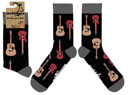 Socktopus | Guitars | Black | L UK 9-12