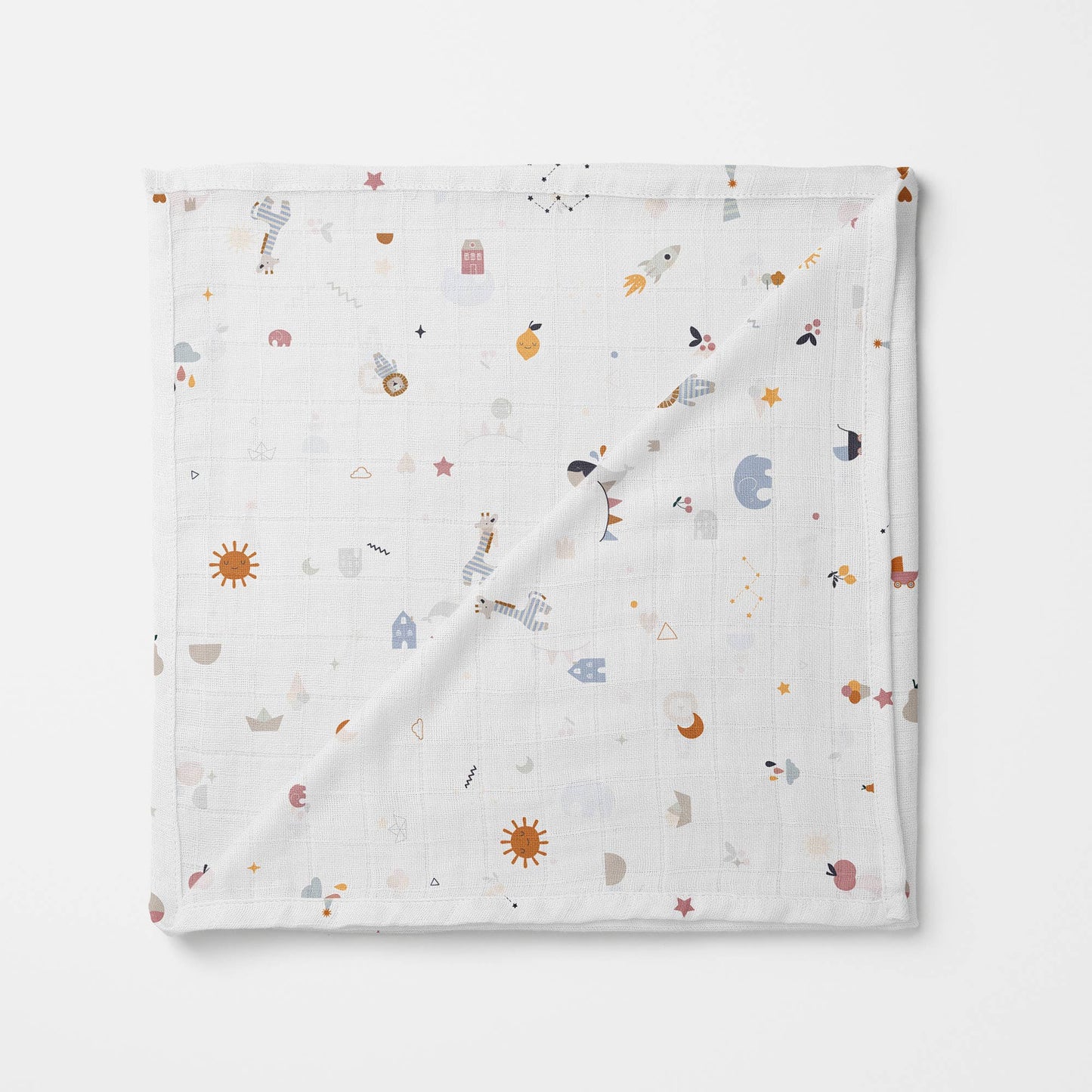 Banks-Lyon Botanical | Bamboo Baby Swaddle Blanket | Signature Print