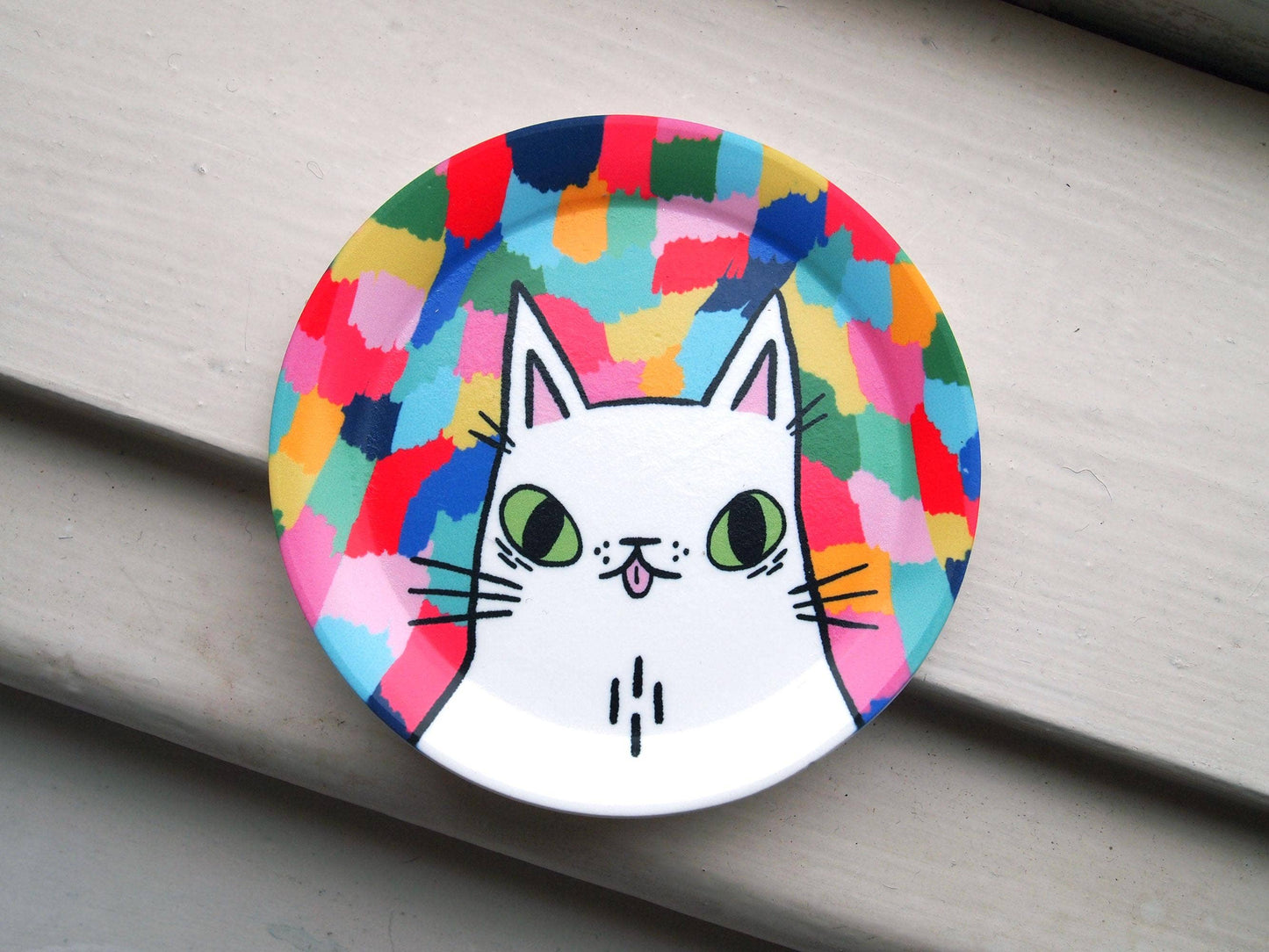 I Like Cats | Colourful Cat Jewellery Trinket Dish