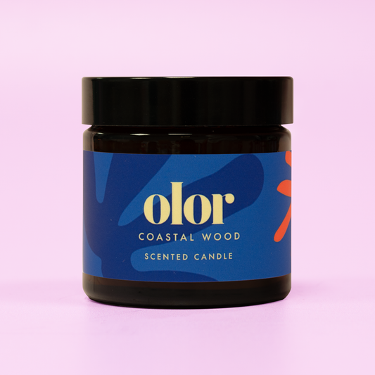 OLOR | Mini Jar Candle | Coastal Wood