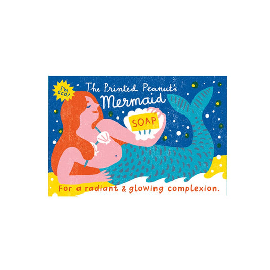 The Printed Peanut | Natural Handmade Soap Bar | Mermaid Rose Geranium