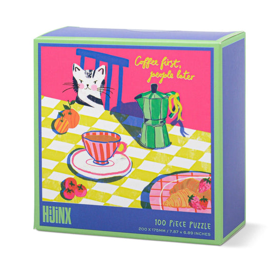 Designworks Collective | Hijinx Mini Puzzle (100pc) | Coffee First People Later