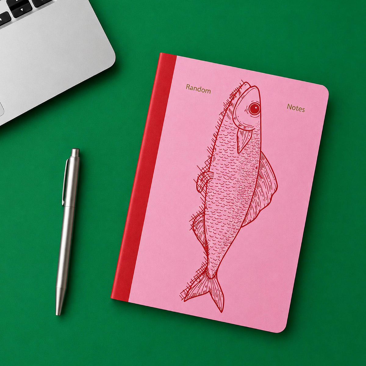 Helio Ferretti | A5 Pisces Random Notes Notebook | Pink