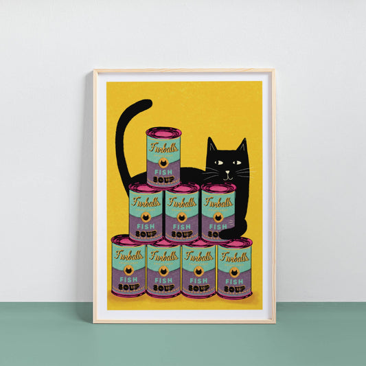Niaski | A4 Print | Andy Pawhol Fish Tins