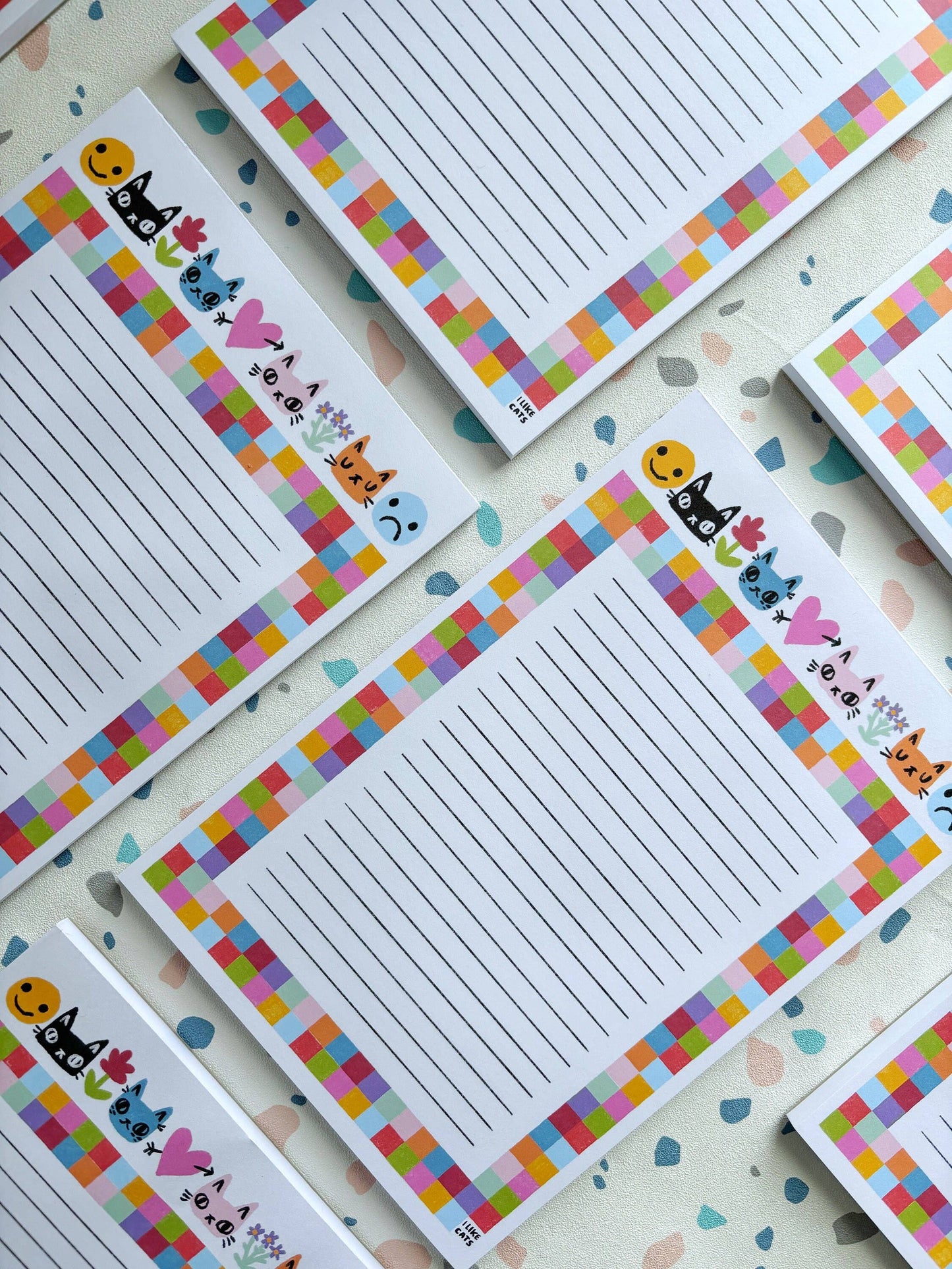 I Like Cats | A5 Notepad | Cat Header