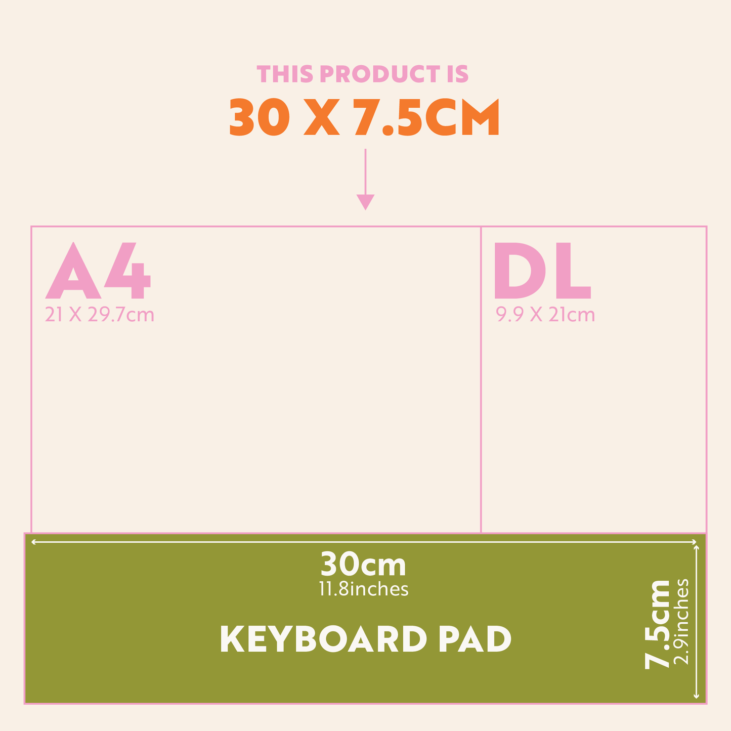 Good Tuesday | Keyboard Weekly Planner Pad | Scandi