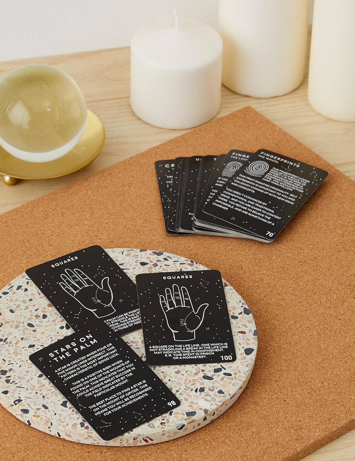 Palm Reading Cards | Set of 100 Cards