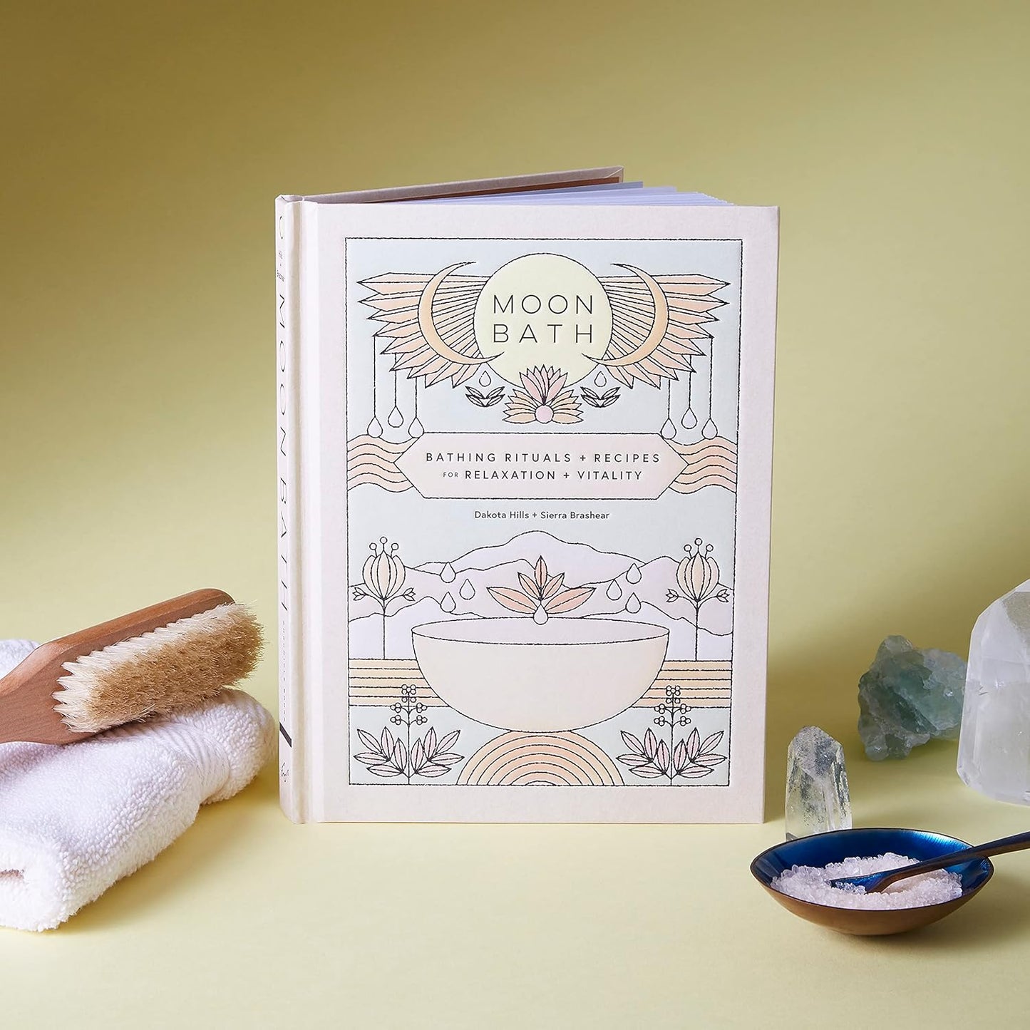 Book | Moon Bath | Bathing Rituals + Recipes for Relaxation + Vitality | Dakota Hills + Sierra Brashear