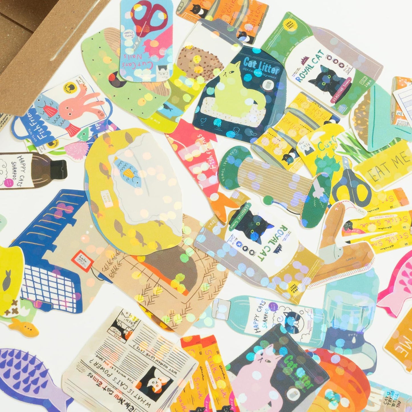 Greeting Life Inc. | Haco Sticker Box | Cat Supply