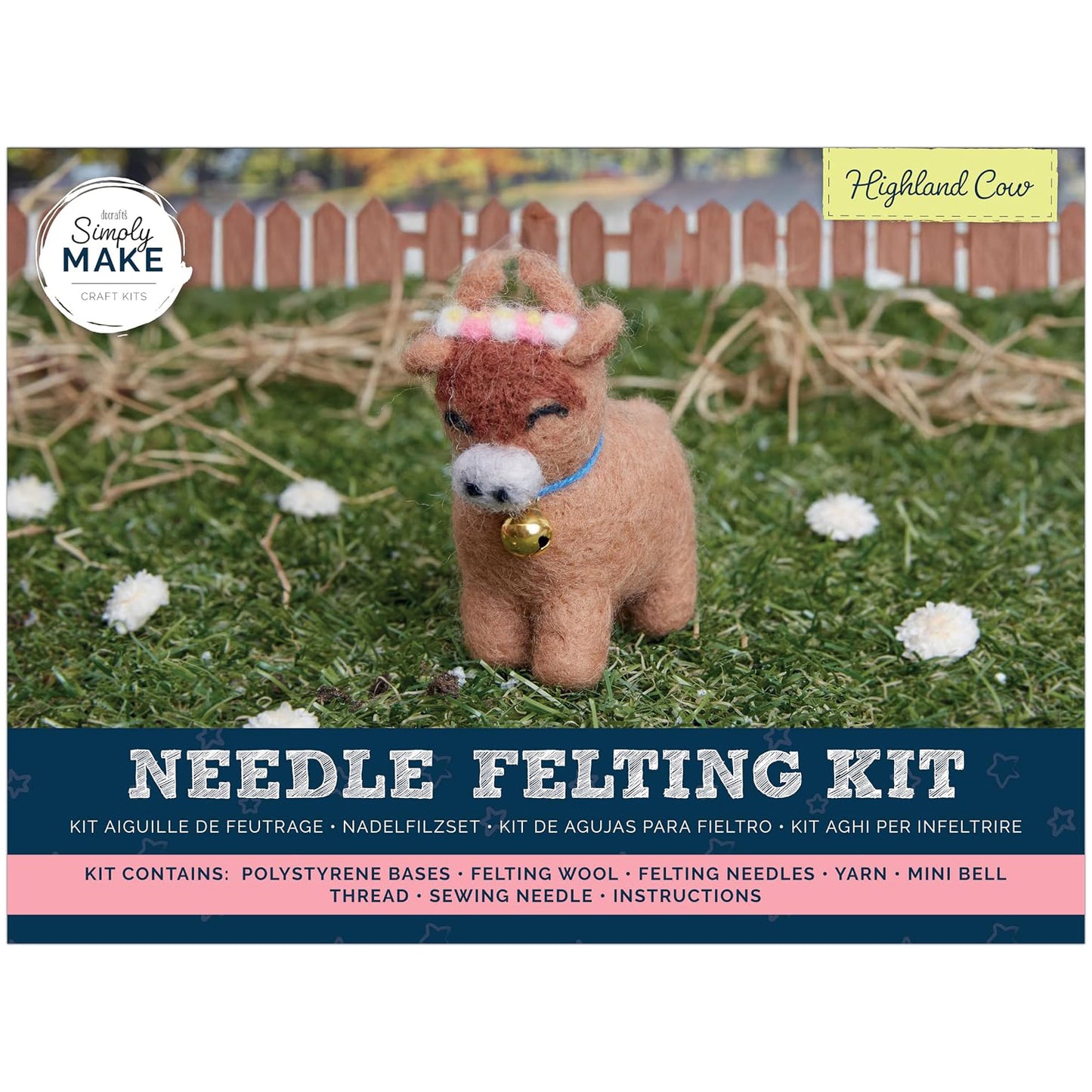 Simply Make | Needle Felting | Highland Cow