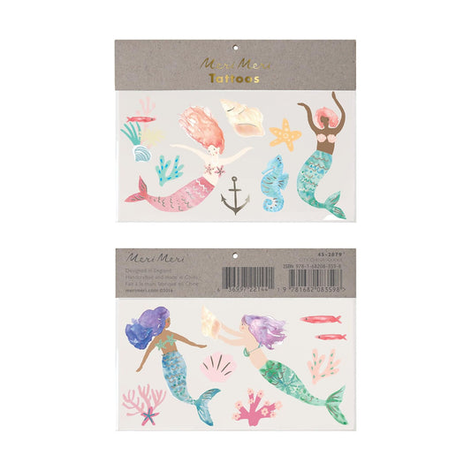 Meri Meri | Tattoo Large | Mermaids