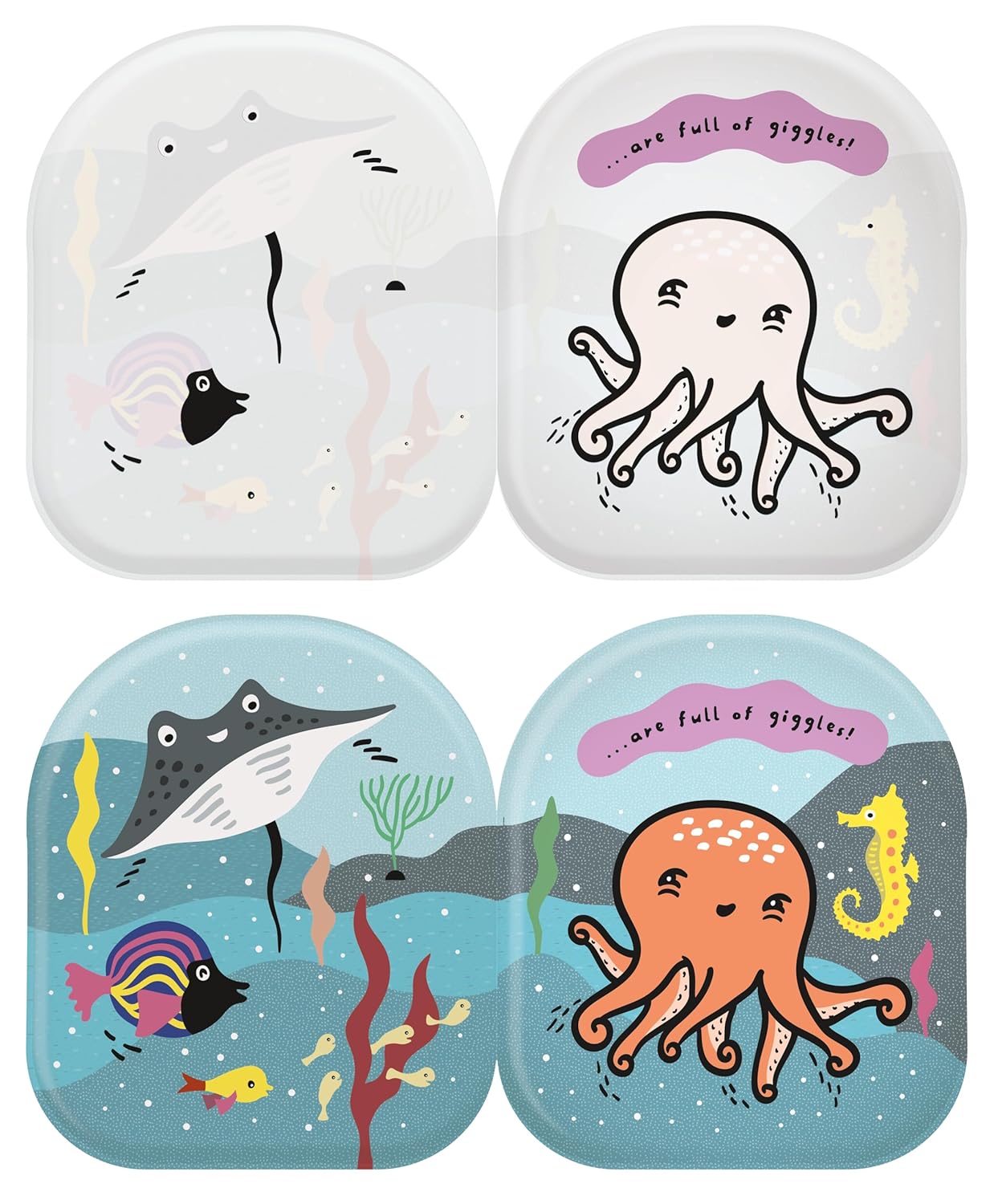 Shaped Bath Book | Octopus & Friends