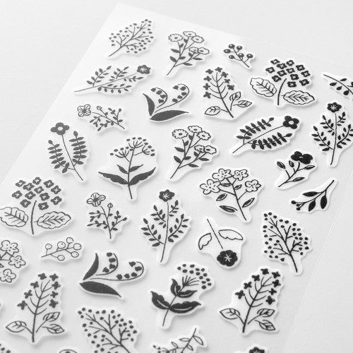 Midori | Stickers | Monotone Flower