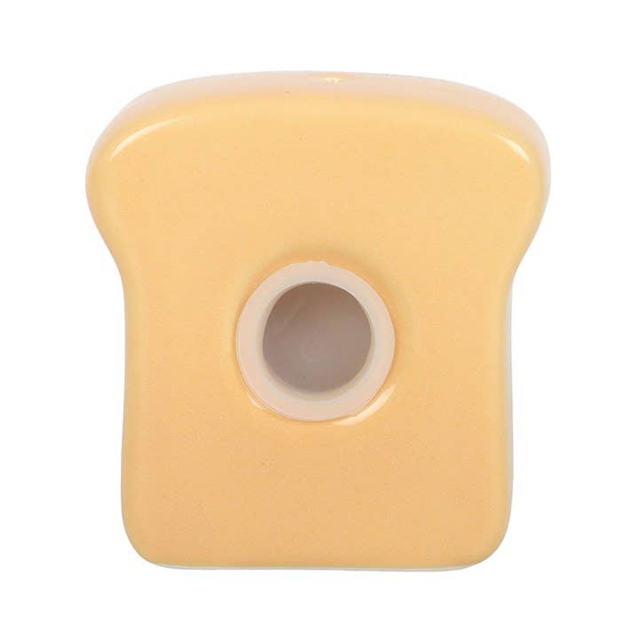 Kawaii Salt and Pepper Shakers | Toasts in Toaster Holder