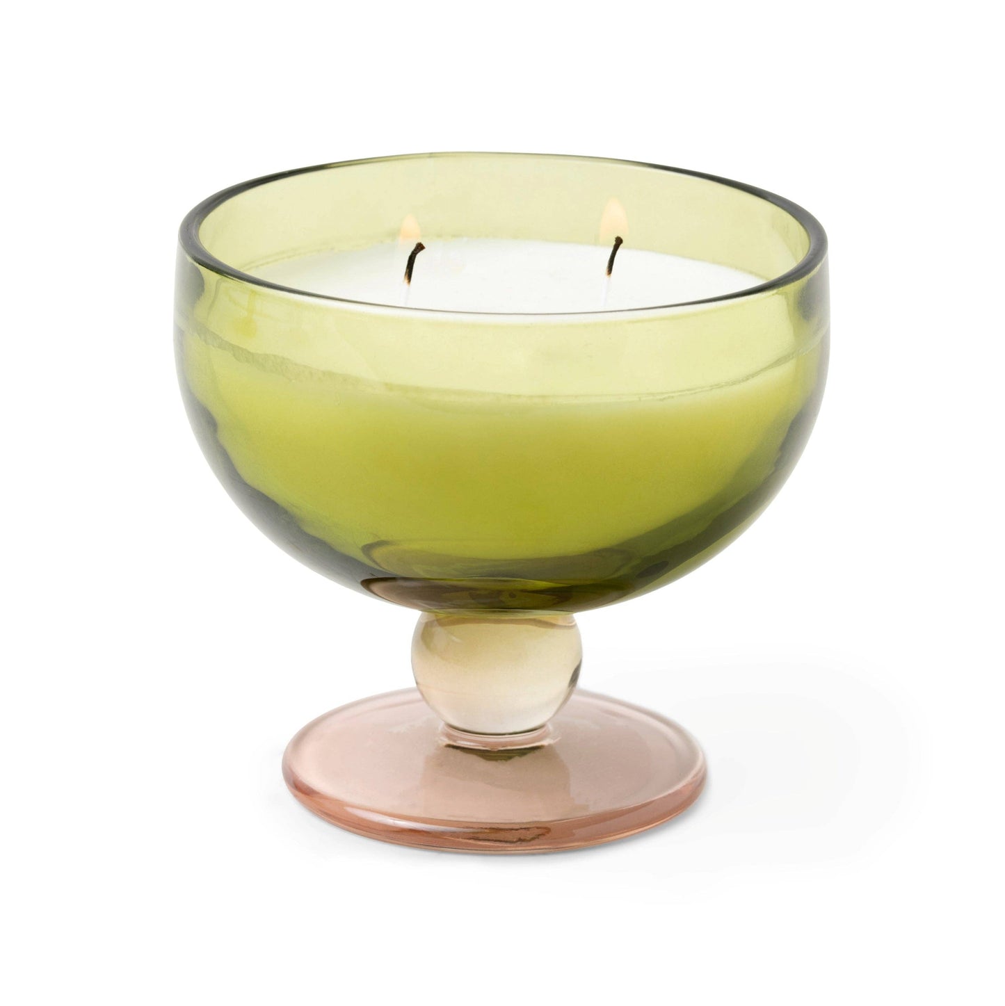 Designworks Collective | Aura Glass Candle | Misted Lime