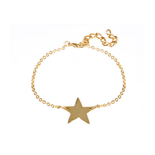 Just Trade | Gold Plated Star Bracelet