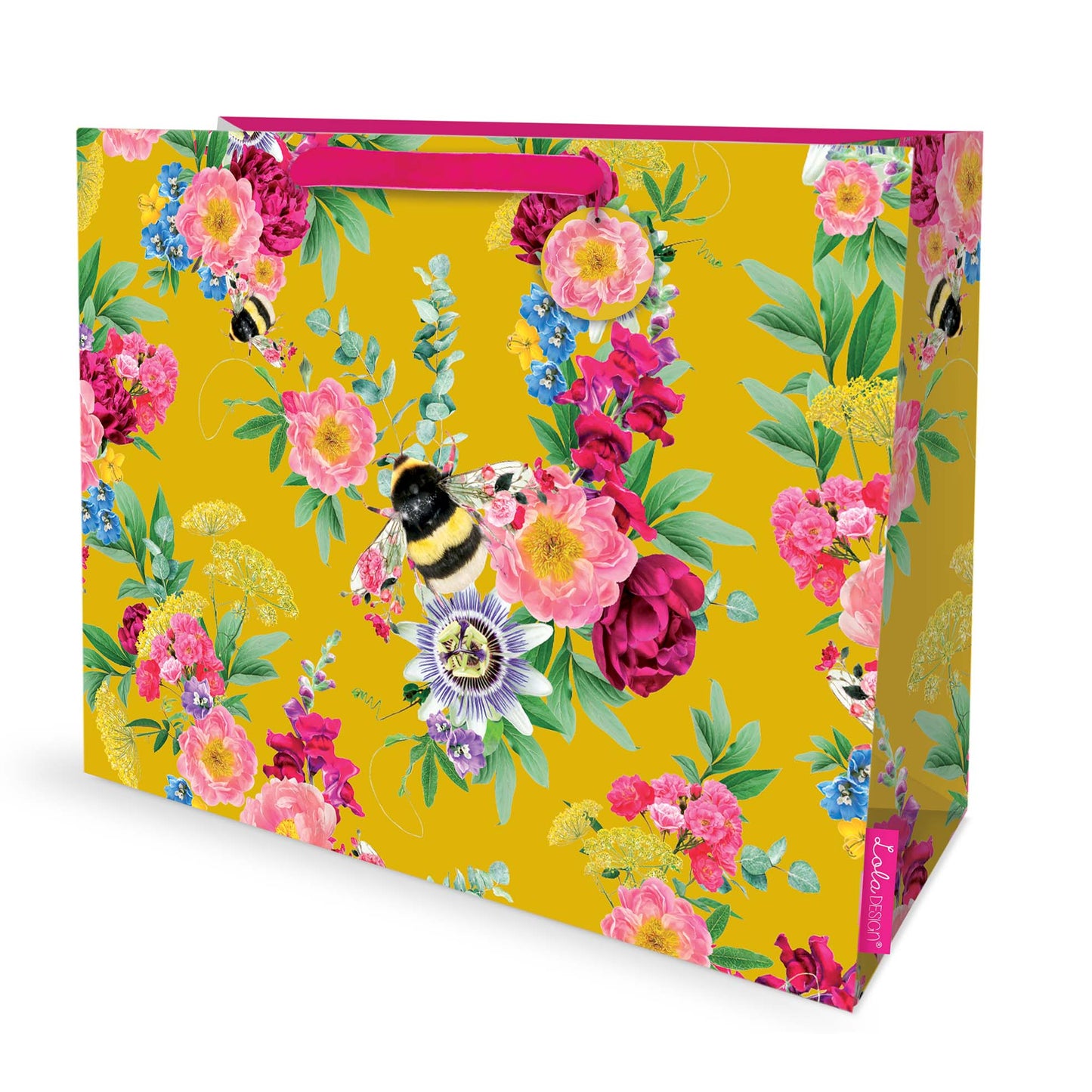 Lola Design | Large Gift Bag | Botanical Bee