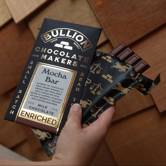 Bullion Chocolate | Milk Enriched Bar | Mocha