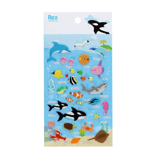 Rex | 3D Puffy Stickers | Sea Creatures