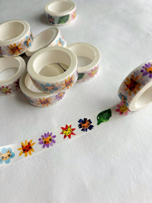 I Like Cats | Washi Tape | Flower Cats