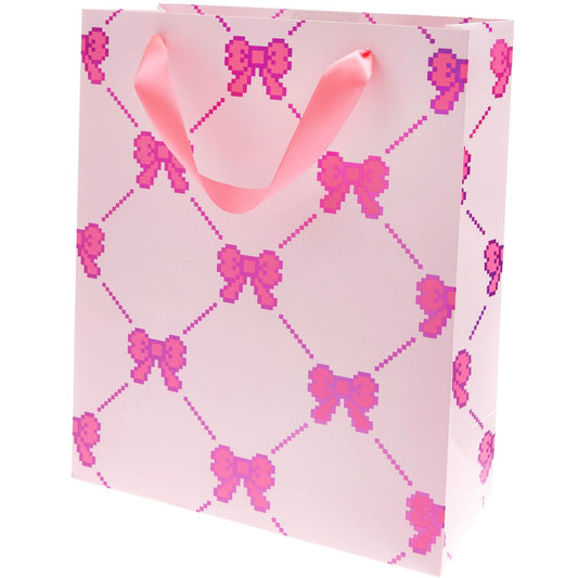 Rico | Large Gift Bag | Pixel Bows Pink