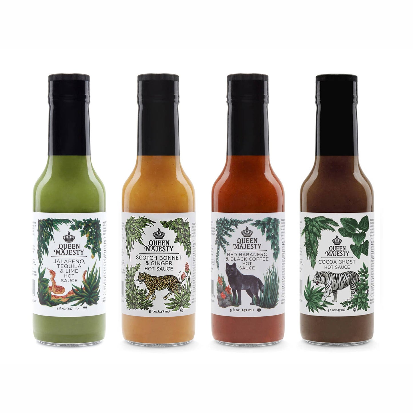 Queen Majesty Hot Sauce | 5oz Hot Sauce Gift Set