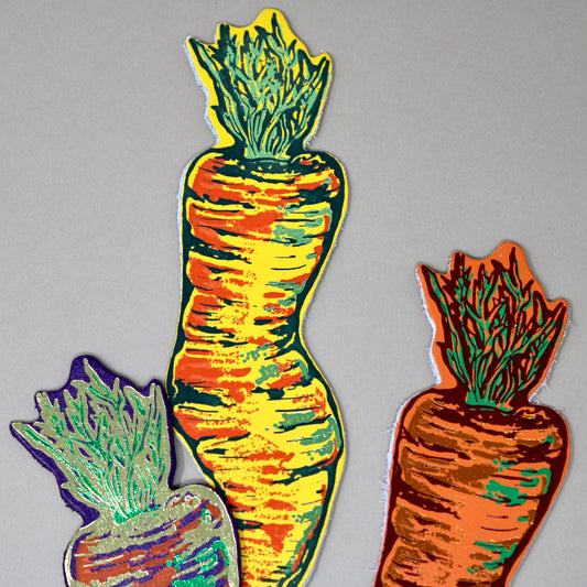 Ark | Wonky Carrot Bookmark | Yellow