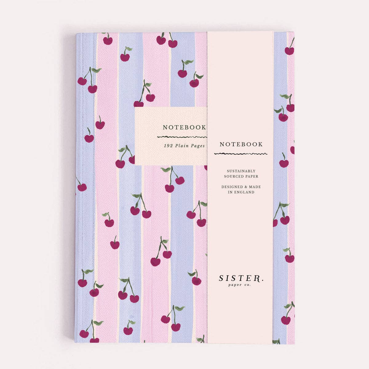 Sister Paper Co. | Plain Page Notebook | Cherries
