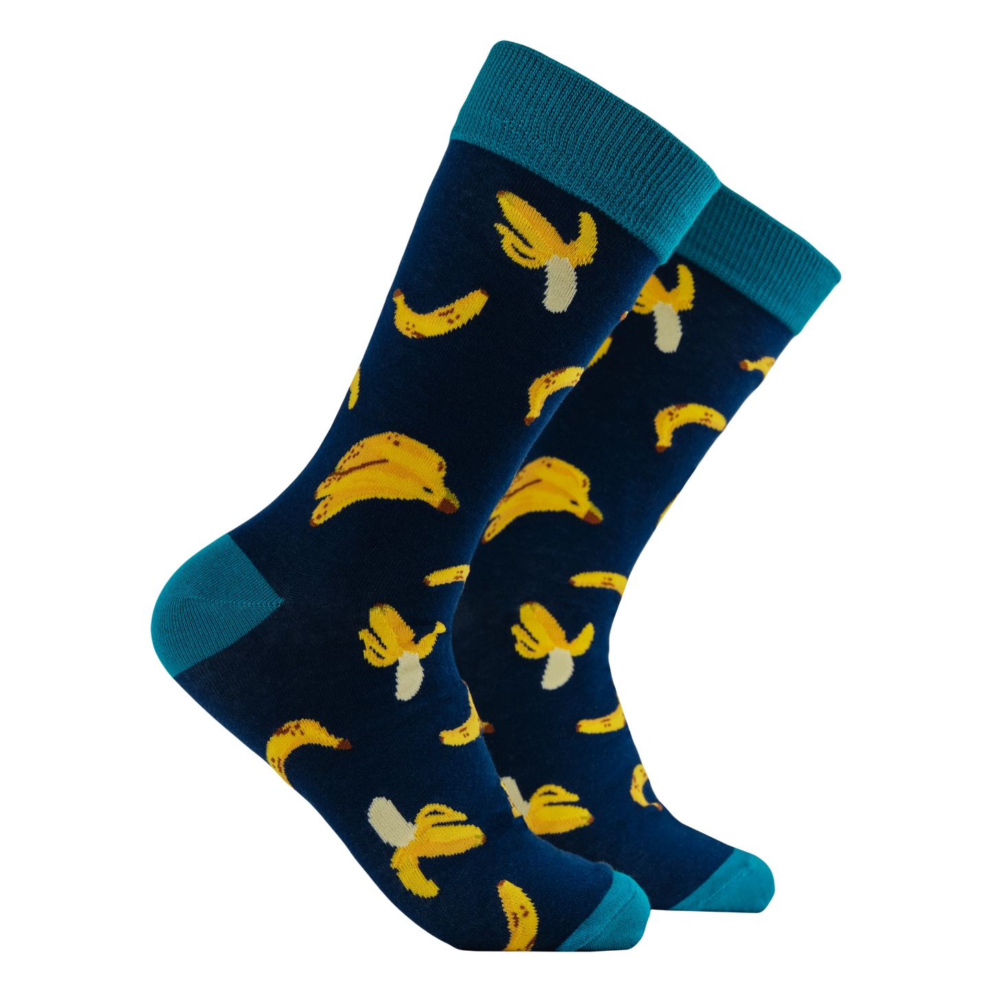 Socktopus | Bananas Bamboo Socks | Navy / L UK 9-12