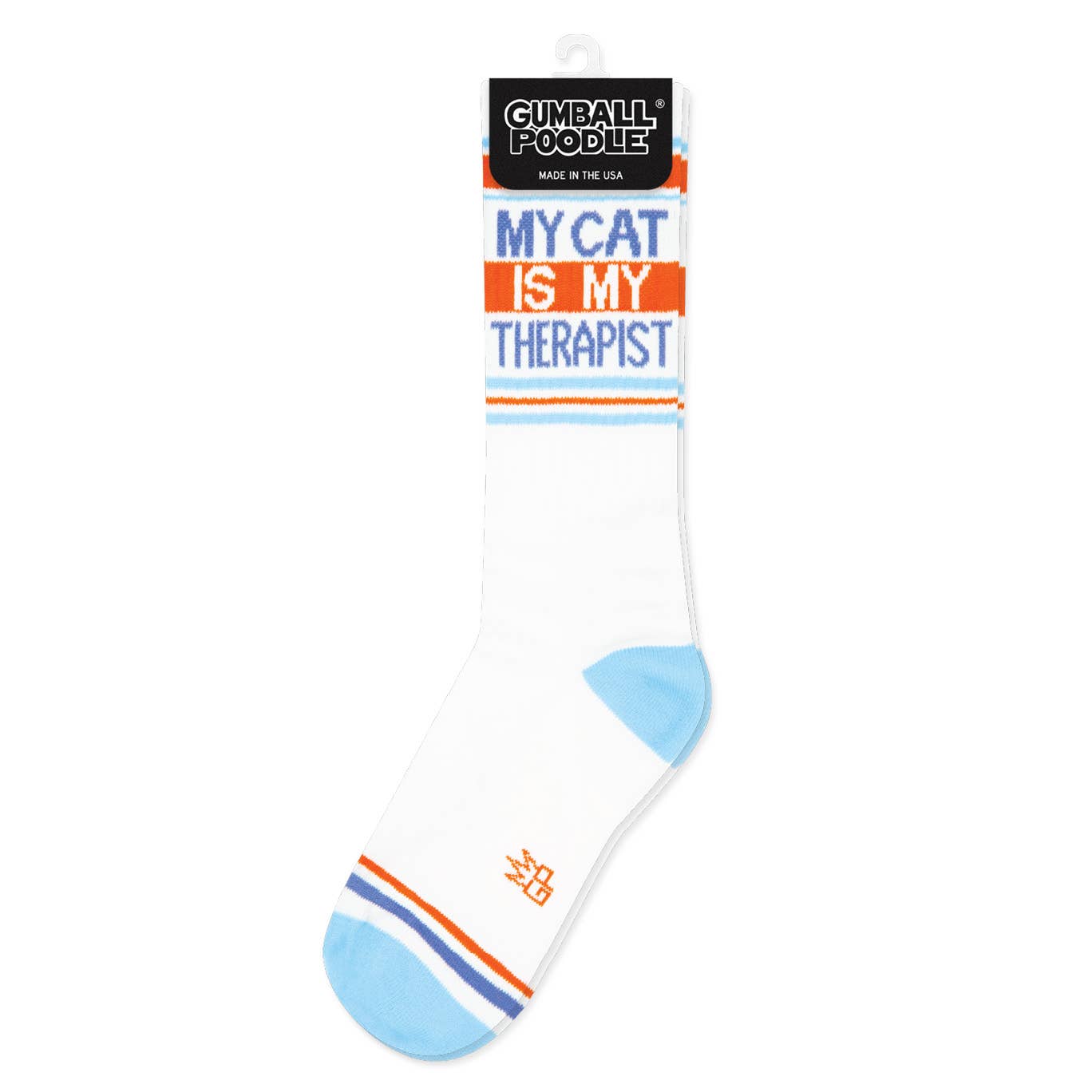 Gumball Poodle | Gym Crew Socks | My Cat Is My Therapist