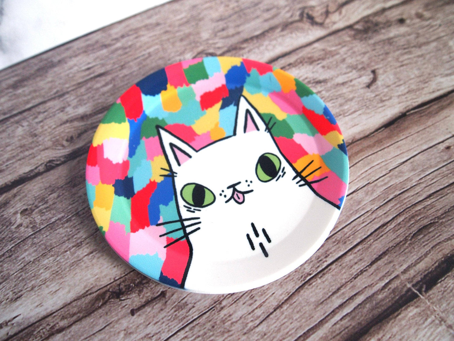 I Like Cats | Colourful Cat Jewellery Trinket Dish