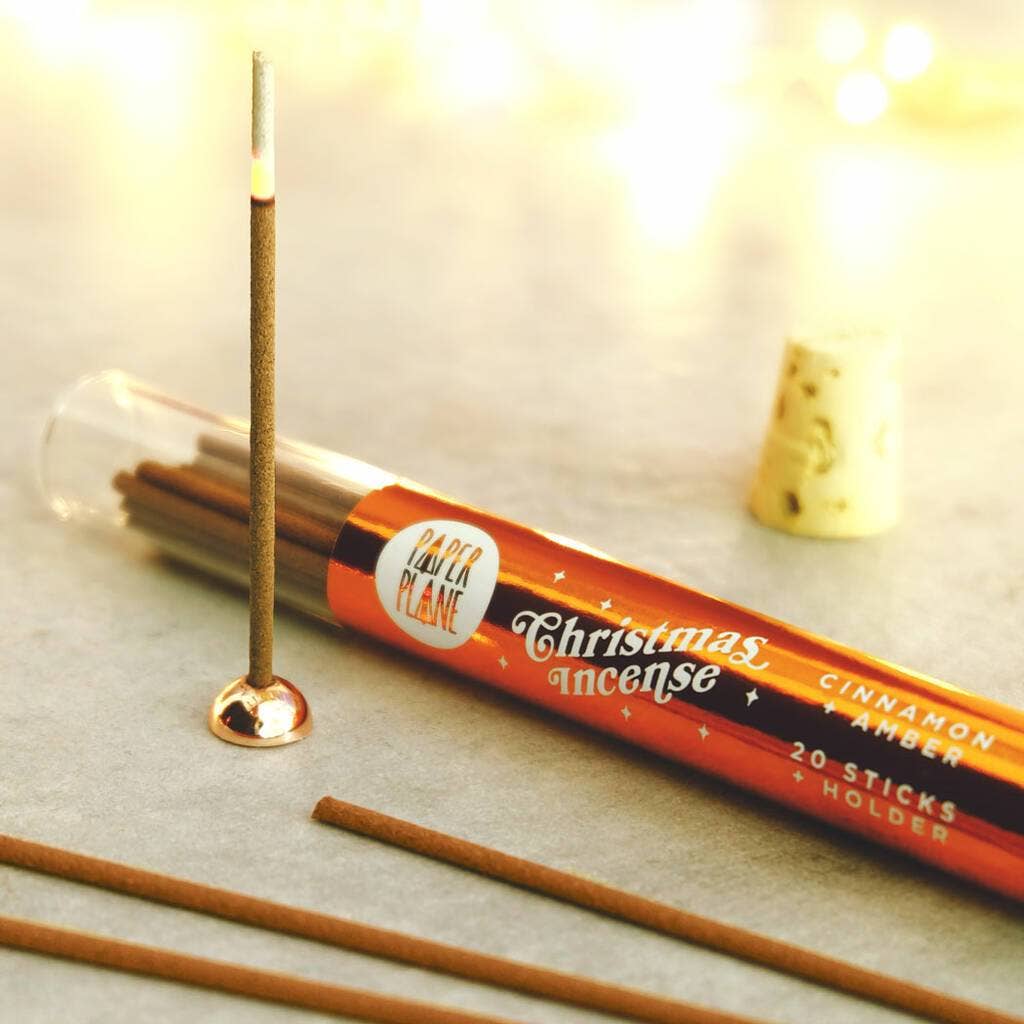 Paper Plane | Cinnamon & Amber Incense in a Test Tube