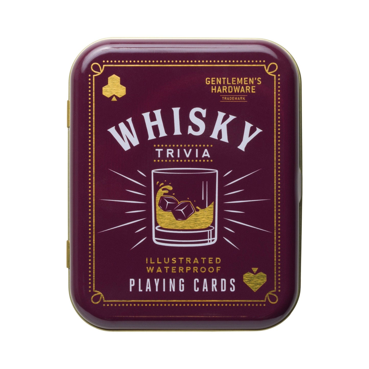 Gentlemen's Hardware | Whisky Playing Cards