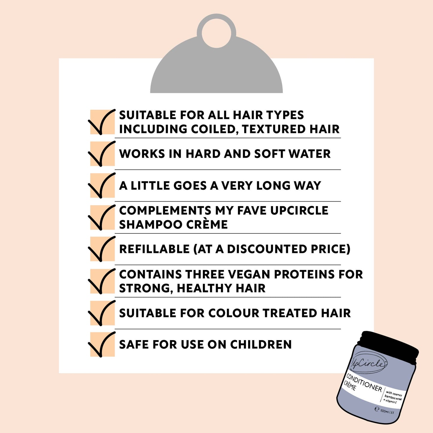 UpCircle | Conditioner Crème | Rosemary, Bamboo + Vitamin E
