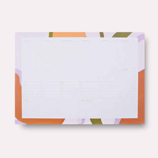 The Completist | A4 Weekly Planner Pad | Andalucia