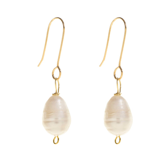 Just Trade | Pearl Drop Large Earrings