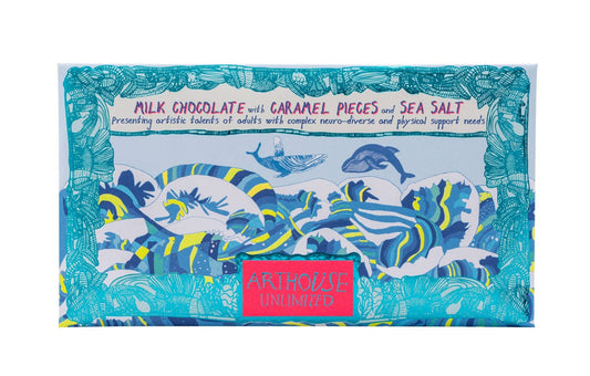 ARTHOUSE Unlimited | Swim with Whales | Milk Chocolate Bar With Caramel & Sea Salt